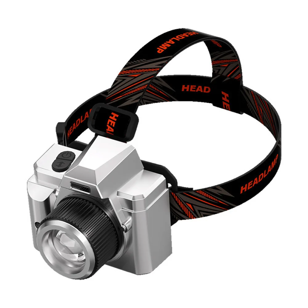 Advanced LED Headlamp Sensor Zoomable Rechargeable Head Light Red White Blue Beam For Camping Hiking Fishing Night Sport Tool