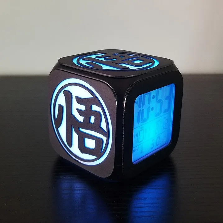 

Anime Dragon Ball Alarm Clocks 3D Night Light Color Change 7 Led Desk Home Decor Cartoon Kids Birthday Christmas Gift