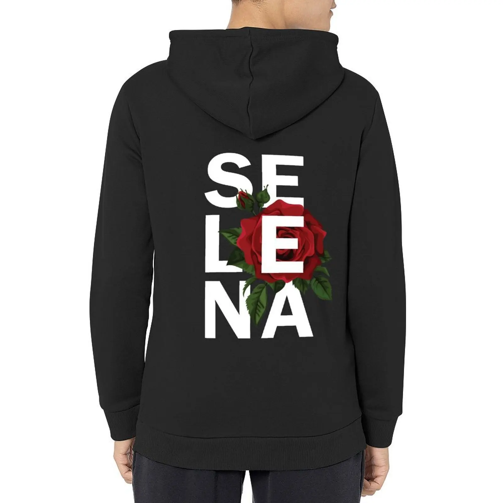 

Selena with rose Hoodie men's clothes men's sweat-shirt set men clothes japanese style new in hoodies and blouses