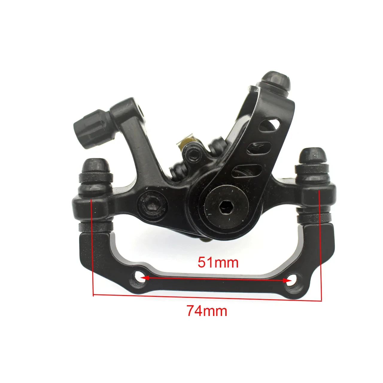 MTB Road bike Disc Brake Bicycle Brake Caliper Mechanical Caliper Aluminum Alloy F160 R160 Double Brake Bike Parts Accessories