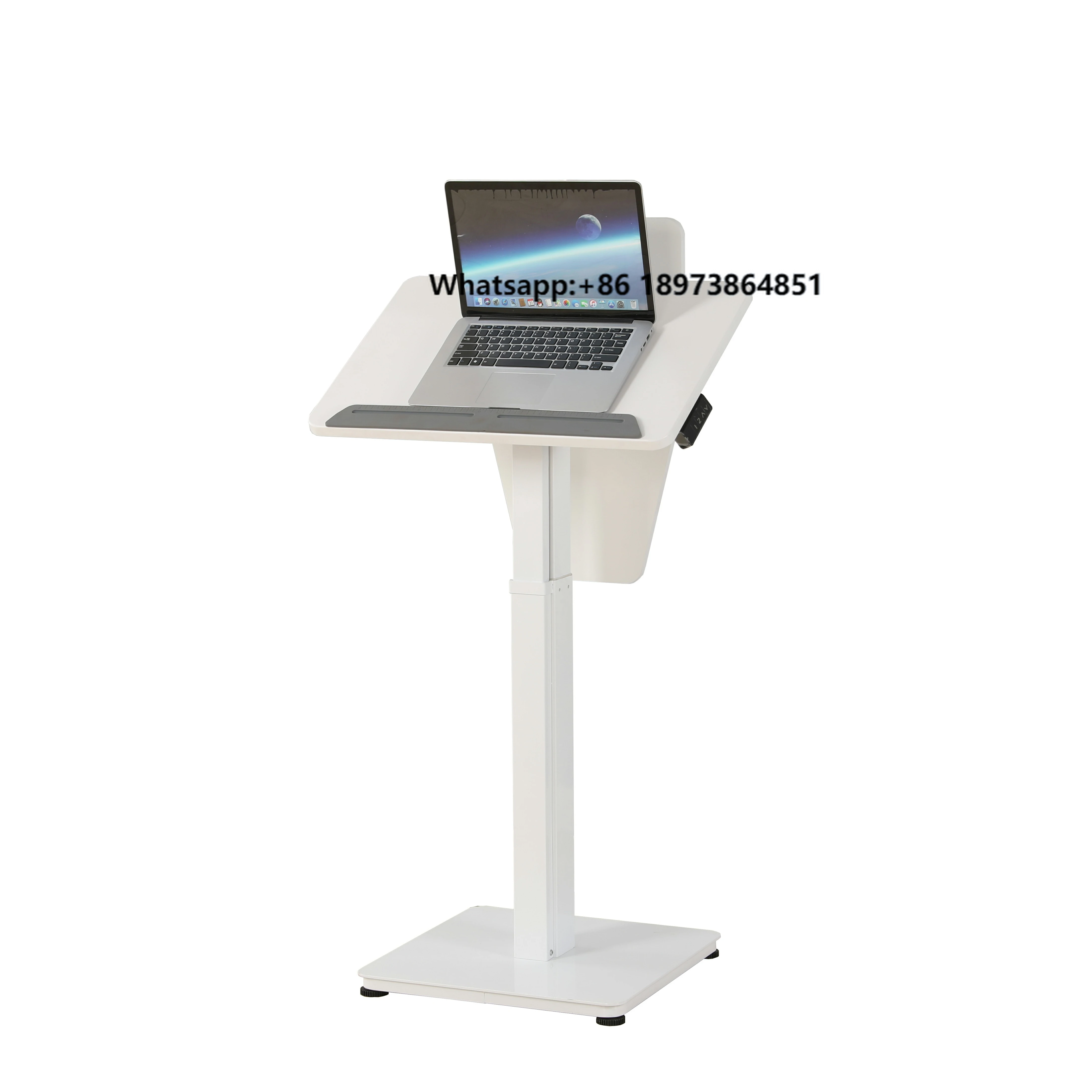 

Adjustable Height Single Motor Electric Laptop Stand Desk
