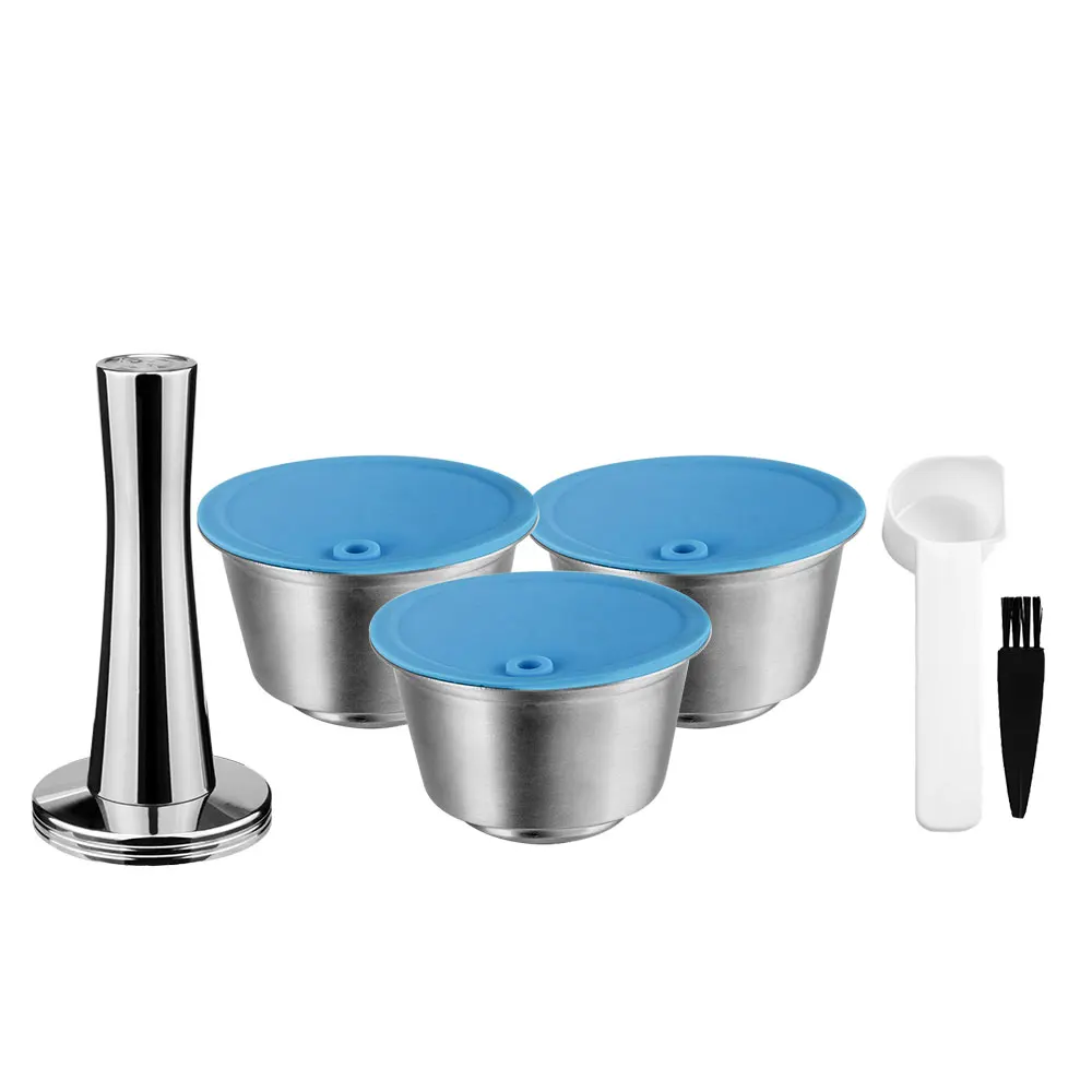 RECAFIMIL Wiederverwendbare Kaffeekapseln Dolce Gusto Recycling-Kapsel für Nescafe Piccolo xs Repuesto, nachfüllbarer Kaffeefilter aus Edelstahl 6