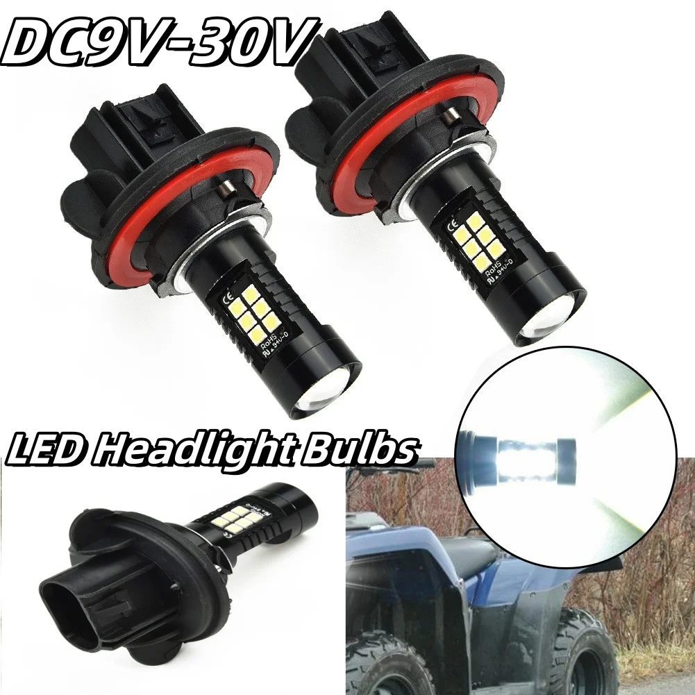 2pcs 9008 H13 LED Headlight Bulbs For Honda 420 2007-2012 DC 9V-30V 100W Super White Car Lights High Brightness Lamps