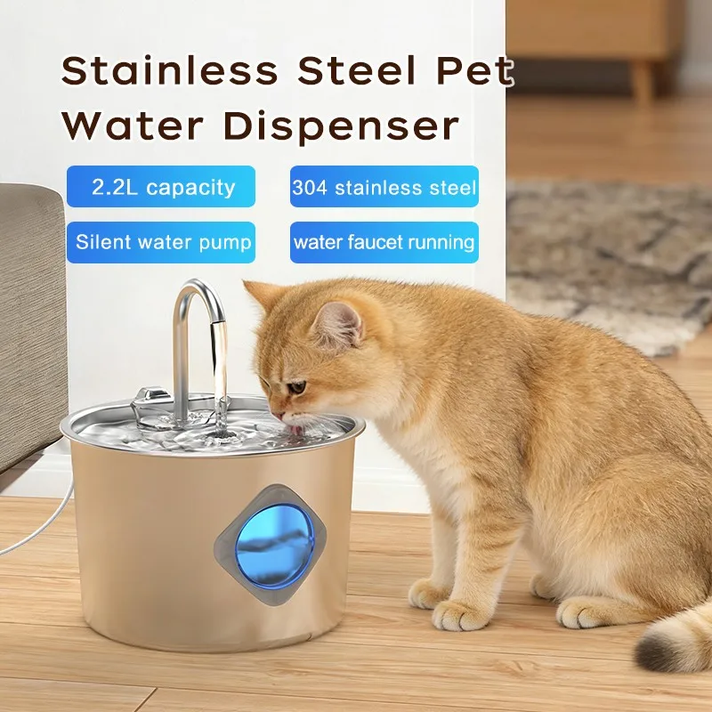 Pet Cat Automatic Water Dispenser Dog Feeding Water Dispenser Flow Automatic Circulation Device Cat Active Water DropShipping