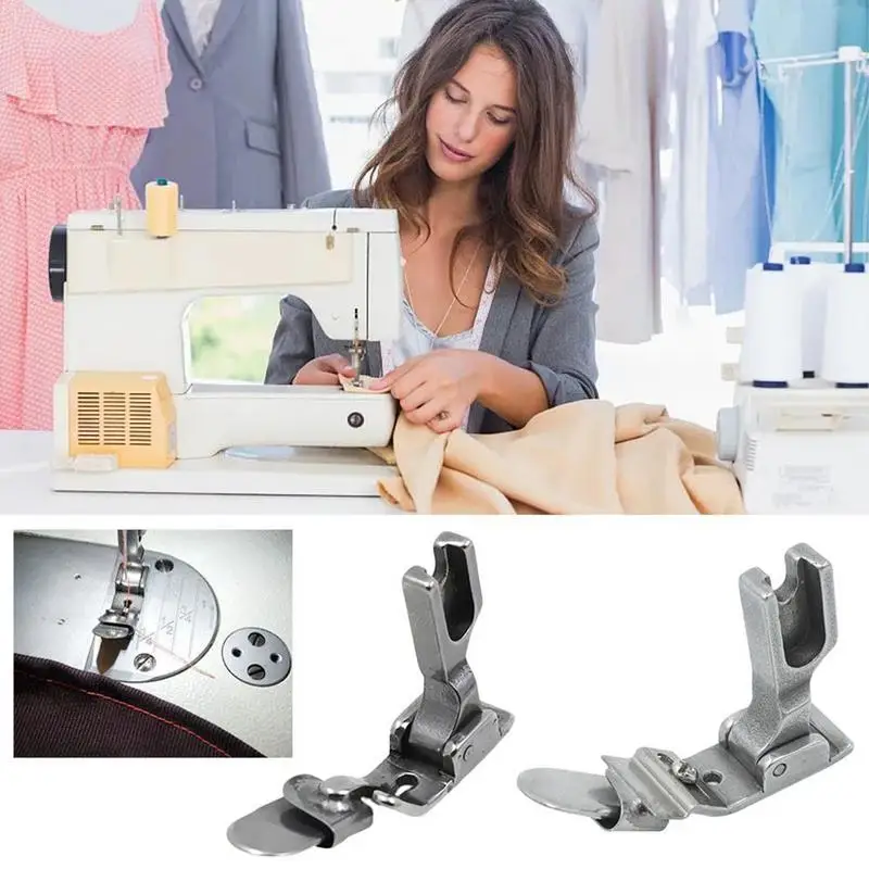 Sewing Machine Curved Hemming Foot Silk Chiffon Skirt Crimping Presser Foot Hem Pull Tube  Foot Sewing Machine Curved Hemming