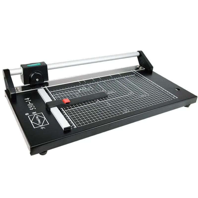 14 Inch Rolling Paper Cutter Paper Trimmer Paper Cutting Machine Rolling Cutter A3 Size Paper Cutter Iron Plate