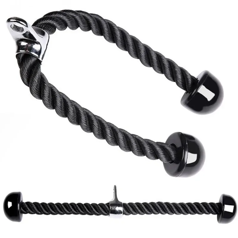 Tricep Rope Push Pull Down Cord For Bodybuilding Exercise Gym Workout for Home or Gym Use Fitness Exercise Body Equipment