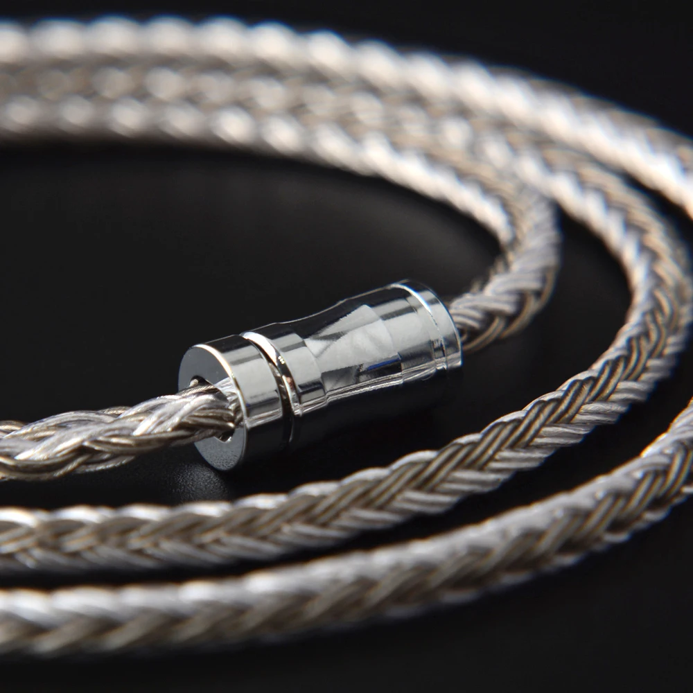 NICEHCK C16-4 Cavo placcato argento a 16 nuclei Connettore MMCX/2 pin/QDC per FH11 Zero Cadenza Olina Zero KATO Aria IEM