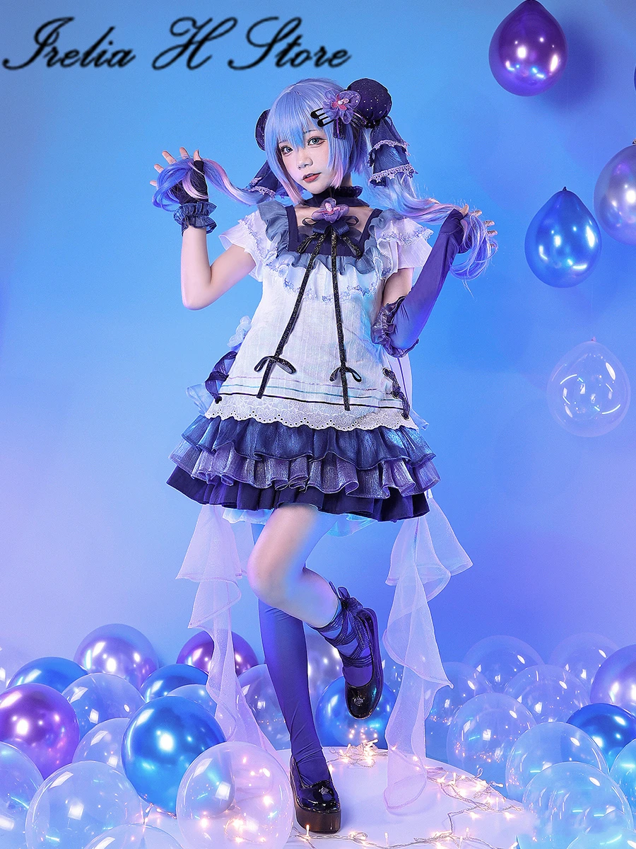 A{stock}Irelia H Store Cosplay Costume blueberry fan art lovely Lolita Dress female Halloween Costumes women