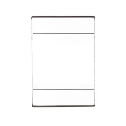 Soporte Vertical de plástico acrílico para exhibición de etiquetas de pared, soporte para tarjetas de nombre, 100 piezas, t1.2 mm