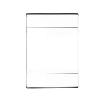 1Pack T1.2mm Verticale Acryl Plastic Teken Prijskaartje Label Display Muursticker Papier Promotie Naam Kaarthouders
