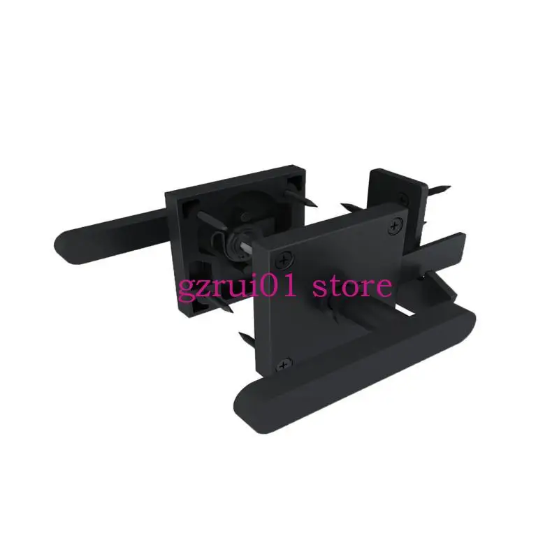 

652A Double Side Gate Latches Swinging Door Lock Aluminum Fence Lock for Garden