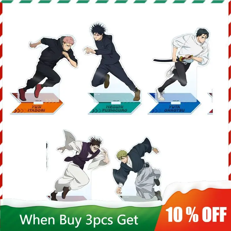 

Jujutsu3 Anime Peripherals Yuji Itadori Figure Acrylic Stand Yuta Okkotsu Figurine Standing Plate Choso Desktop Ornament Toys