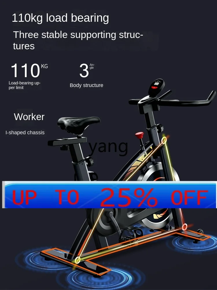

yjq Spinning Home Mute Indoor Exercise Bike Fitness Exercise Equipment