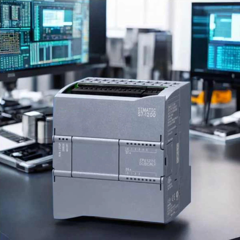 وحدة تحكم PLC 6DI 6ES7211-1HE40-0XB0 مع مخرجات التتابع للأتمتة الصناعية وحدة المعالجة المركزية المدمجة DC/Relay 2AI 0-10V DC 75KB الذاكرة #3