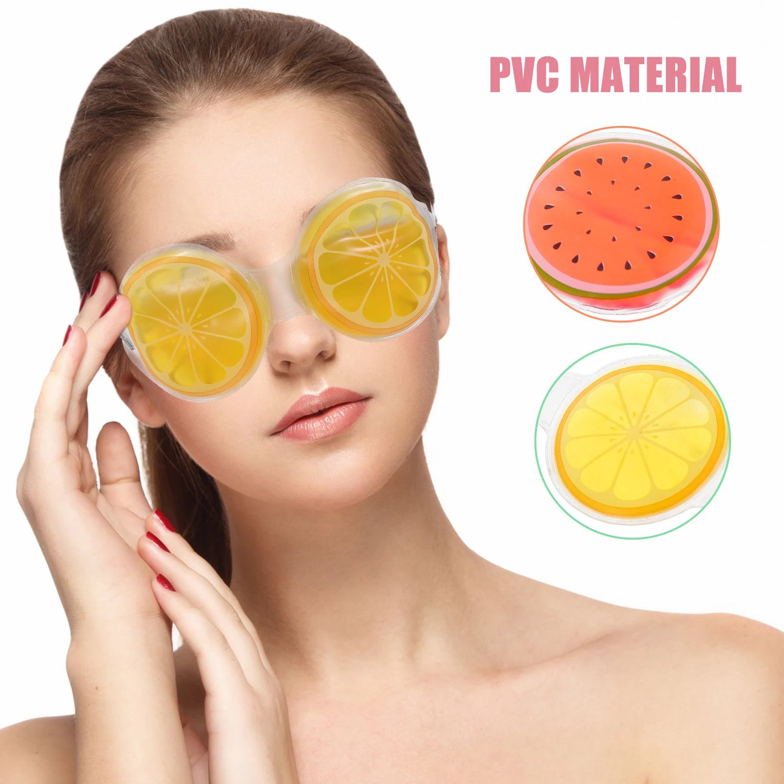 

4pcs Summer Cooling Masks Skin-Friendly Cold Pads For Kids Sleep Reusable Gel Mask Dark Circles Relief Brightening Eye Care
