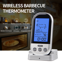 Wireless Remote Meat Thermometer LCD Digital Backlight Kitchen Food Thermometer For Cooking Oven BBQ Grilling Barbecue