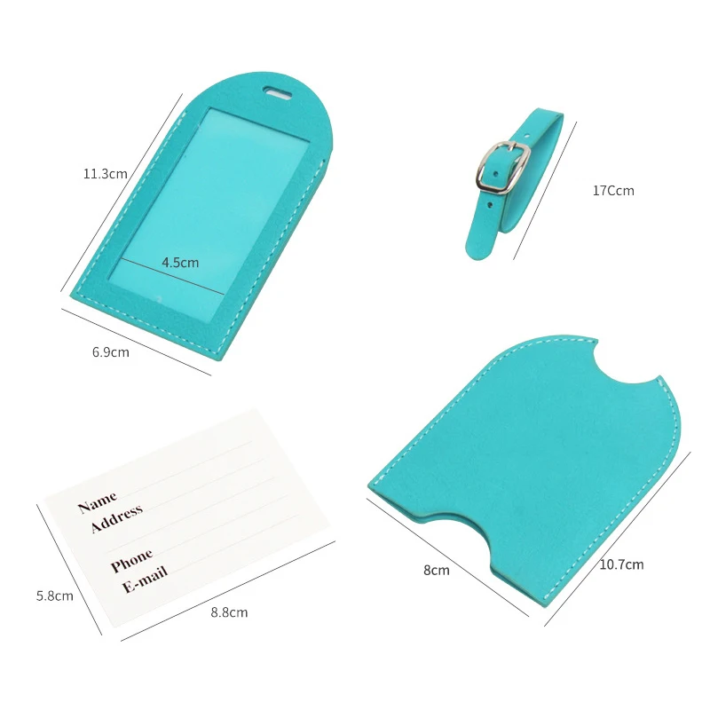 1Pc Bag Travel Accessories Creative Letter Luggage English Tags Suitcase Silicon Portable Travel Label