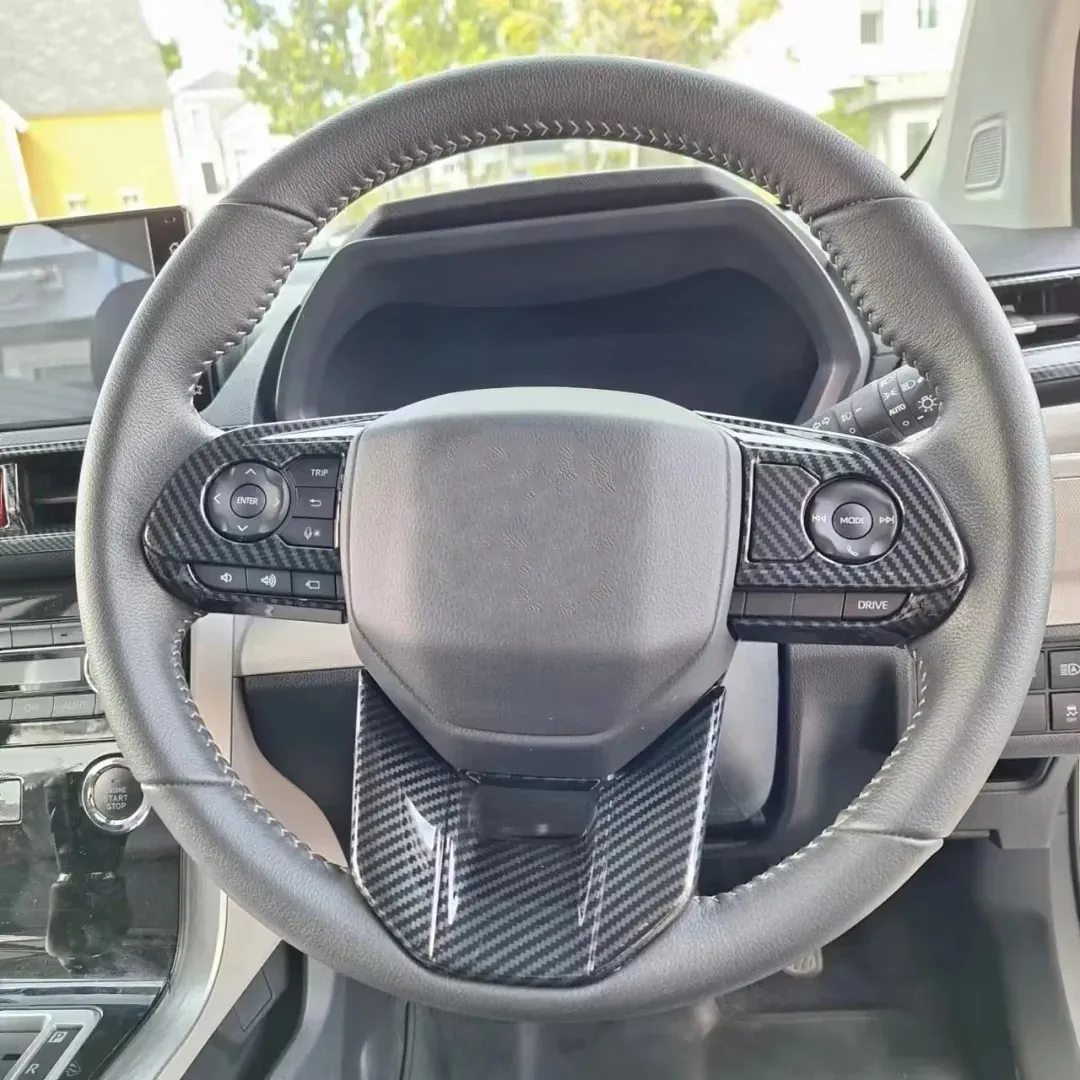 

Для Toyota VELOZ 2022 2023 2024, АБС-пластик, углеродное волокно, кнопки переключения на руле, рамка, накладки, аксессуары для стайлинга автомобилей