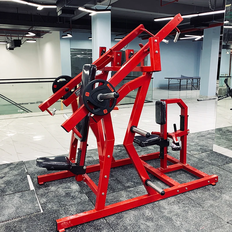 

Customized Logo Factory Sale Back Training Gym Equipment Strength Plate Loaded Iso-Lateral Chest Back Machine