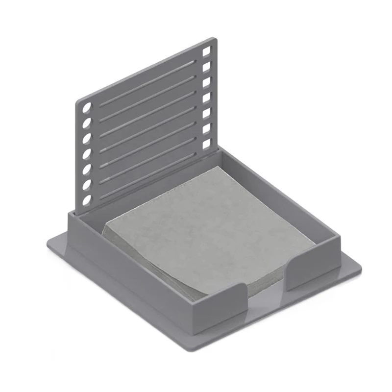 Sticky Note Dispenser Sticky Note Holder With Stencil Sticky Notes Template For Self-adhesive Notepad School Supplies