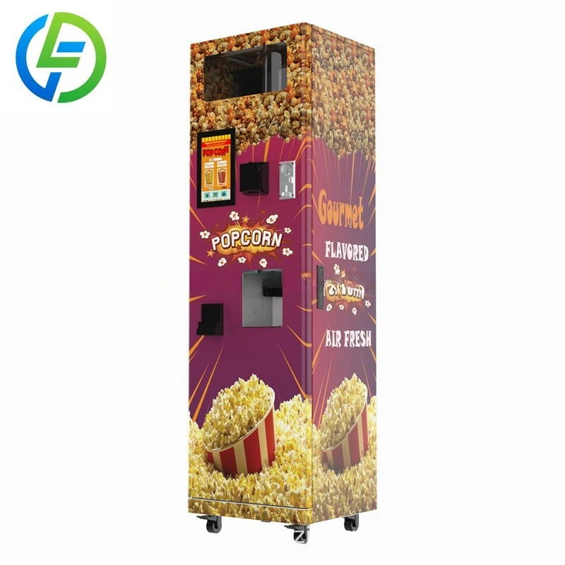 FOODLINE Energy Saving Popcorn Vendor Low Watt Heating Pot Auto Temp Lock Safe Self Service Retail Unit
