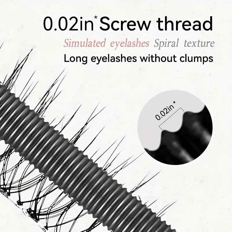 Volumizing & Lengthening Mascara - Natural, Thick, Curling Formula for All Skin Types, Black, Best for Christmas