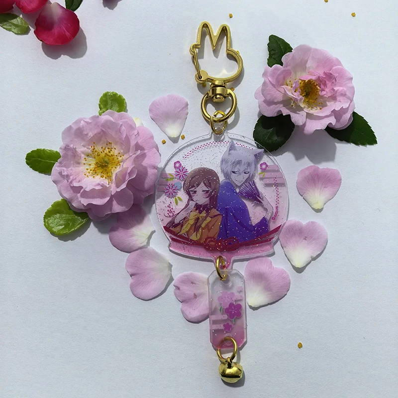 Anime kamisama love Tomoe Momozono Nanami Cosplay Keychain Keyring Kawaii Acrylic Key Chain Accessory Ornament Gift Prop view 2