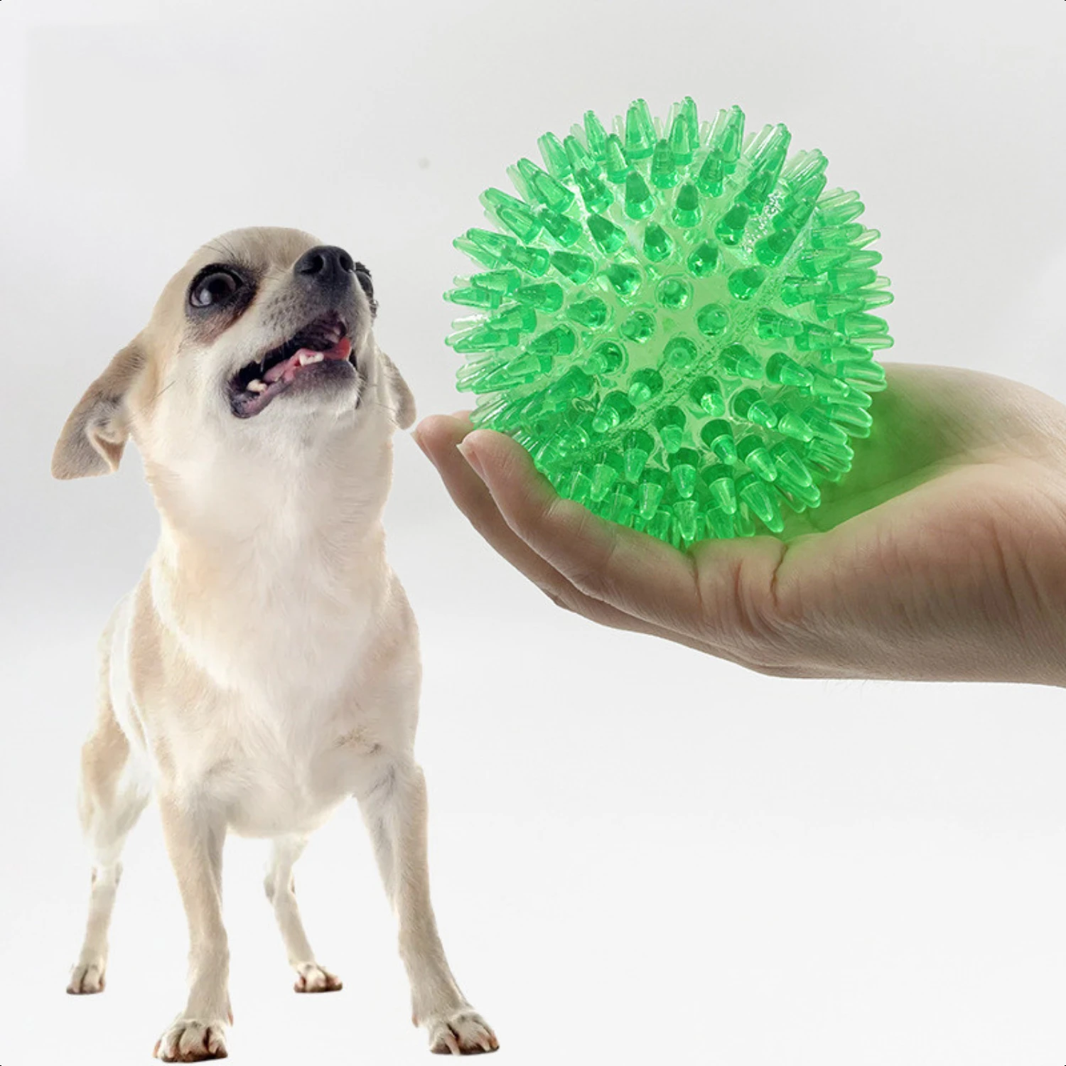 Engaging Interactive and Durable Medium Dog Toy Ball for Behavior Training - Promotes Dental Health - Easy-to-Clean Design for L