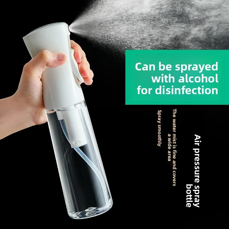 Fine Mist Spray Bottle–High‑Pressure Continuous Mist,Can Spray Alcohol for Disinfection, Smooth&Even Coverage,Toner Friendly