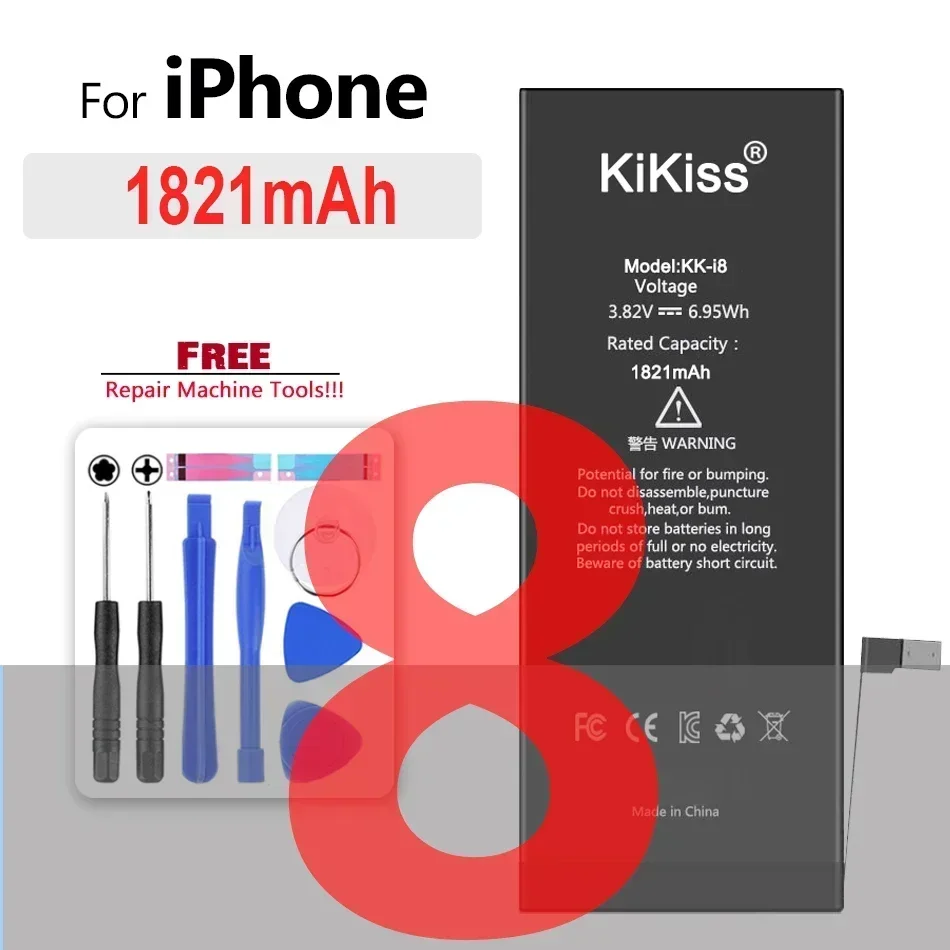 Handy-Akku für iPhone 7 8 6 6S Plus SE 2 2020 5S 5S 7P 8P X XR XS Max Bateria Batterie