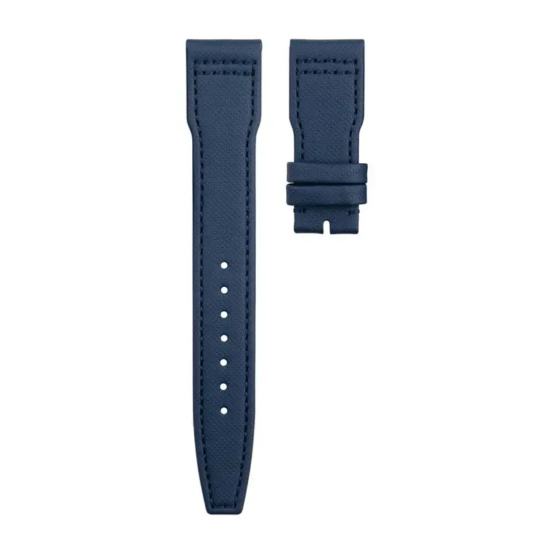 Nfr 20mm bis 22mm Nylon Canvas Leder Uhren armbänder für iwc Spitfire Mark 18 Portugieser Portofino Pilot iw3777 Armband