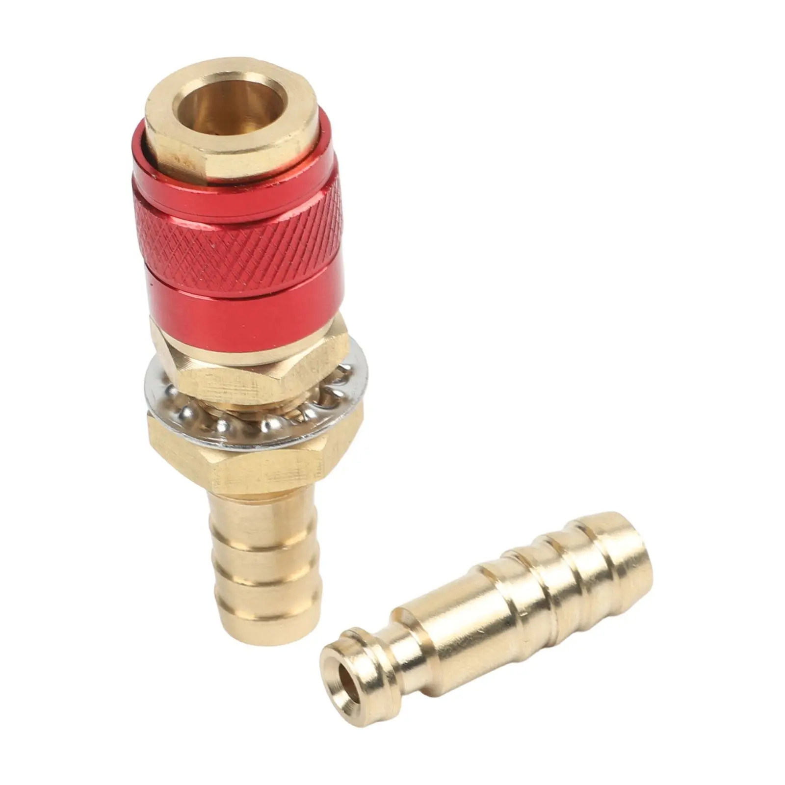 Gas and Water Quick Connector for 10mm For Tube Brass Design for TIG Welding Machines and Various Applications