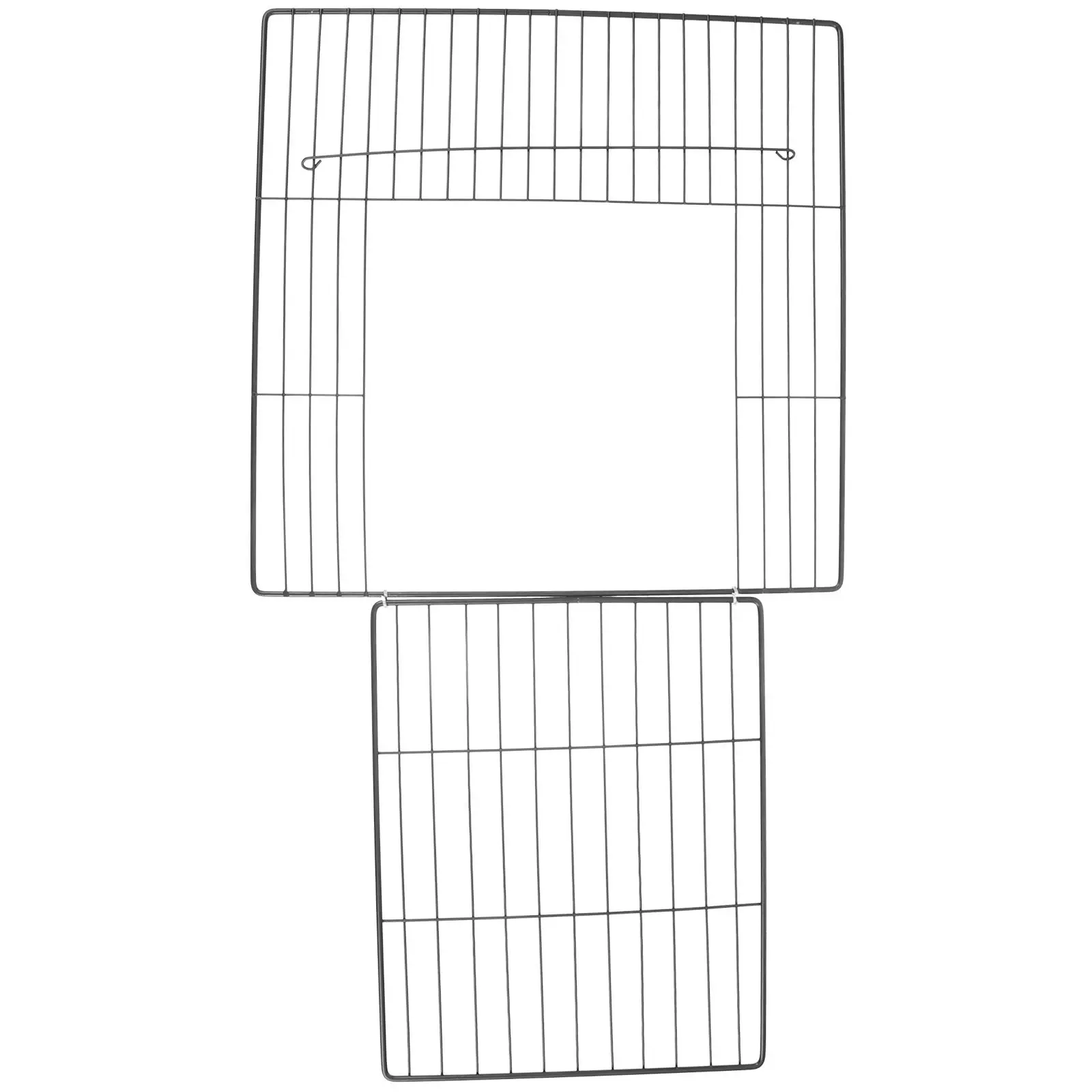 

Cat Cage Net Door Retractable Pet Gate Parts Accessories DIY Dog Crate Panel Iron Doorway Wire Fence Metal Playpen Door for Cats