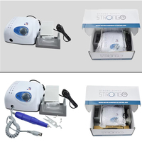 1Set Dental Micro Motor 35000RPM Drill Machine Strong 210/105L/65W for Gel Polishing & Grinding with Drill Bits Set