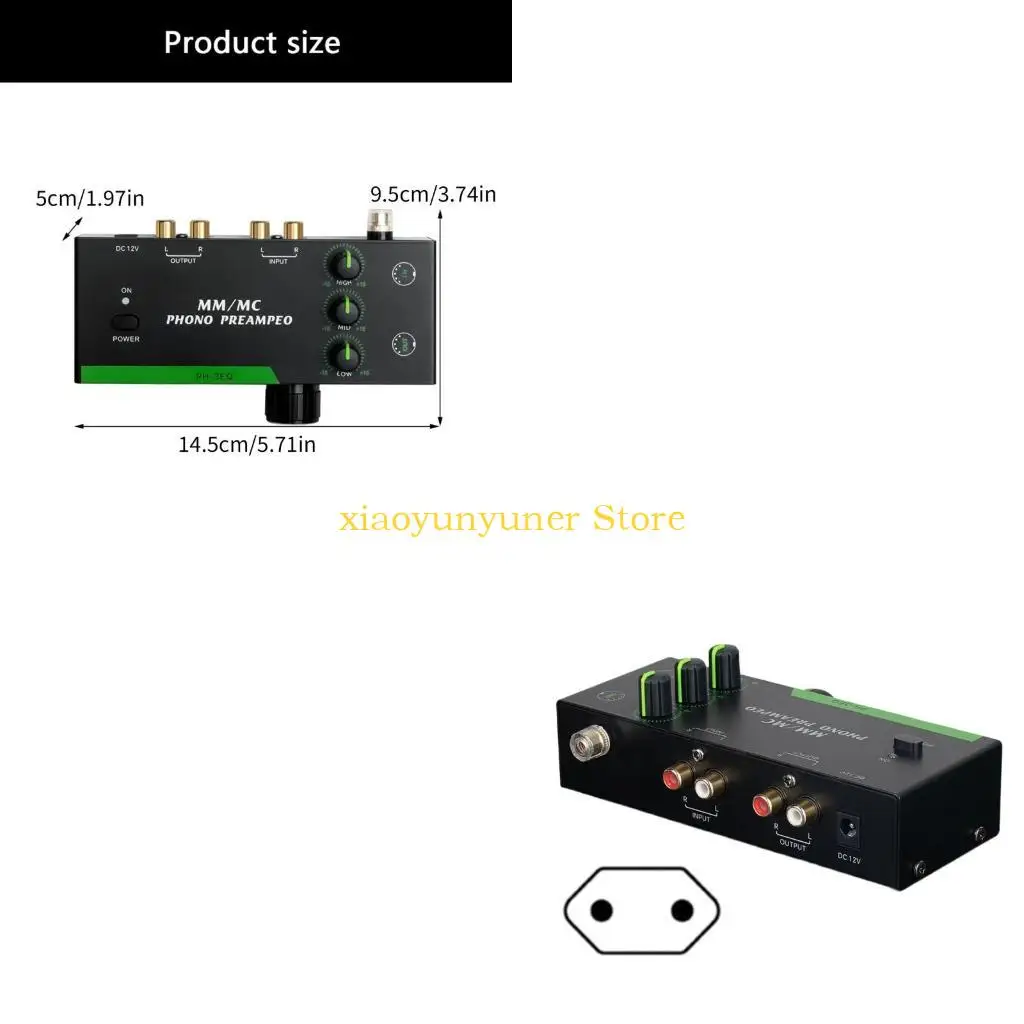 

P9JB Аудиофильские фонокорректоры Сценические MM/MC Поддержка XLR Возможности подключения Балансировка частот