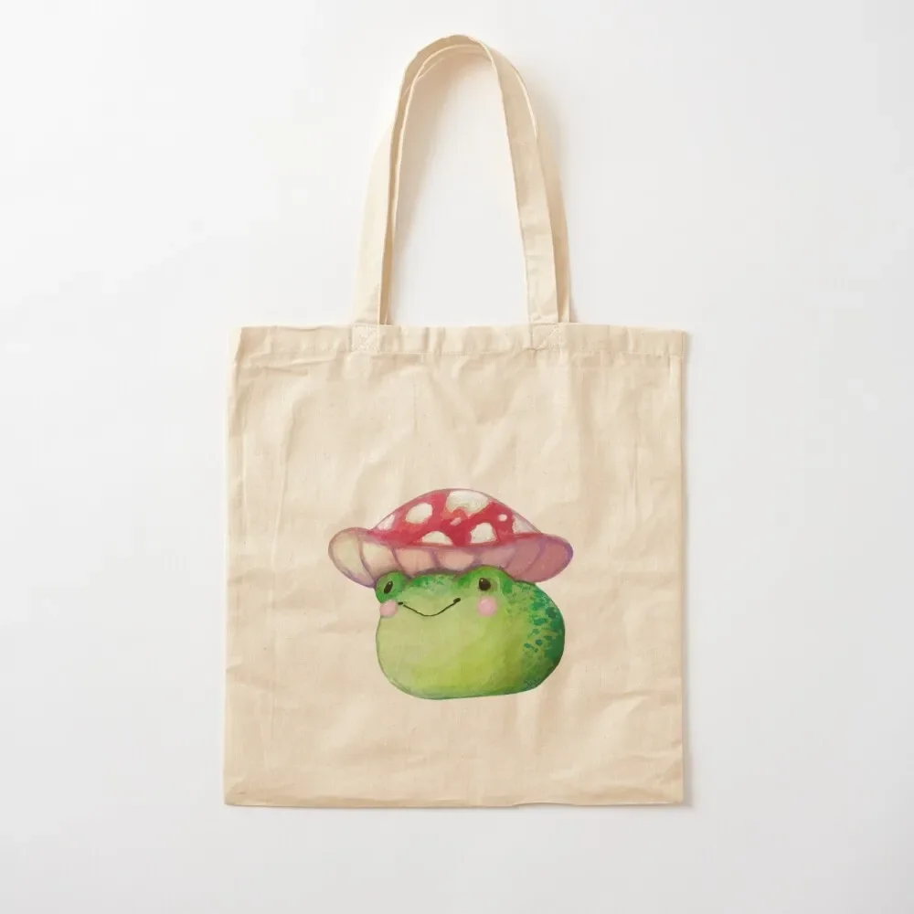 Mushroom Froggy Tote Bag eco pack reusable shopping bags large tote men's