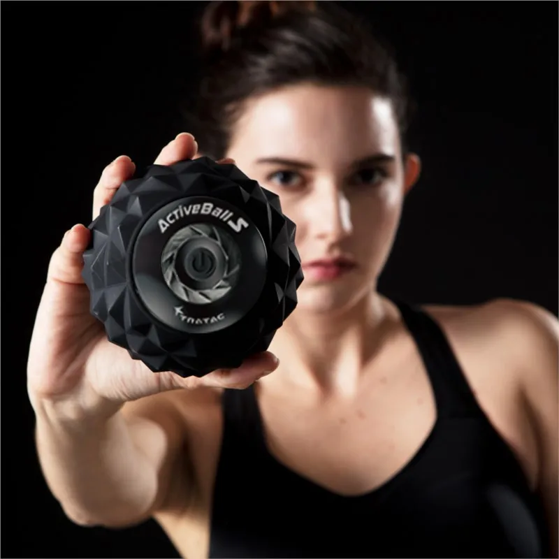 Booster Vibrating Massage Ball Electric Massage Roller Fitness Ball Relieve Trigger Training Fascia Ball Local Muscle Relaxation