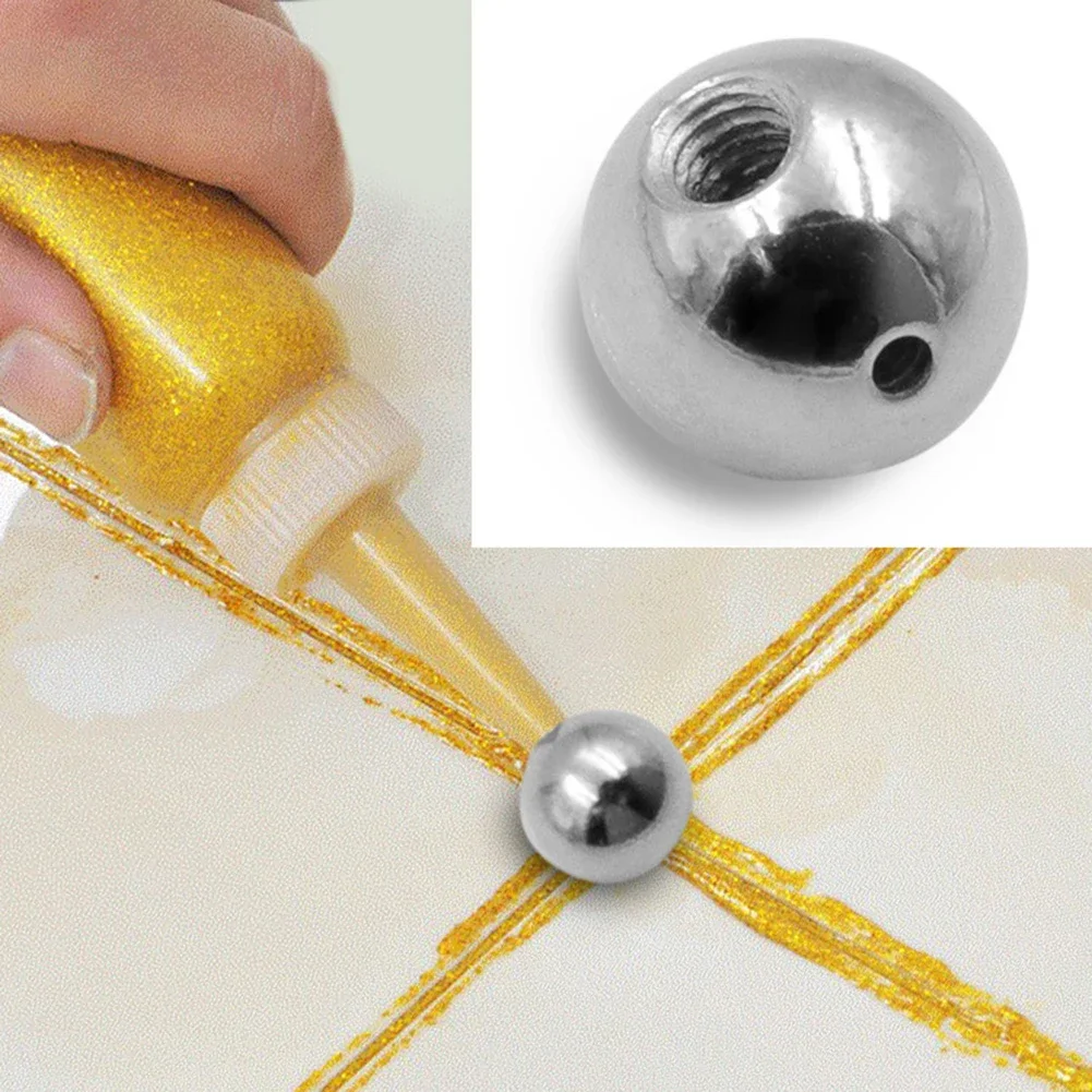 Newest Reliable Useful Grout Tools Tile Steel Ball Portable Press Seam Pressed Ball Stainless Tile Double Hole