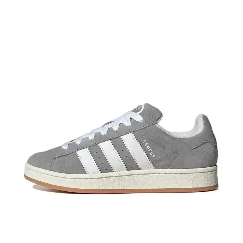 Adidas Campus 00s Grey White HQ8707 Classic Low-top Boardshorts Anti-slip and Wear-resistant Breathable and Casual