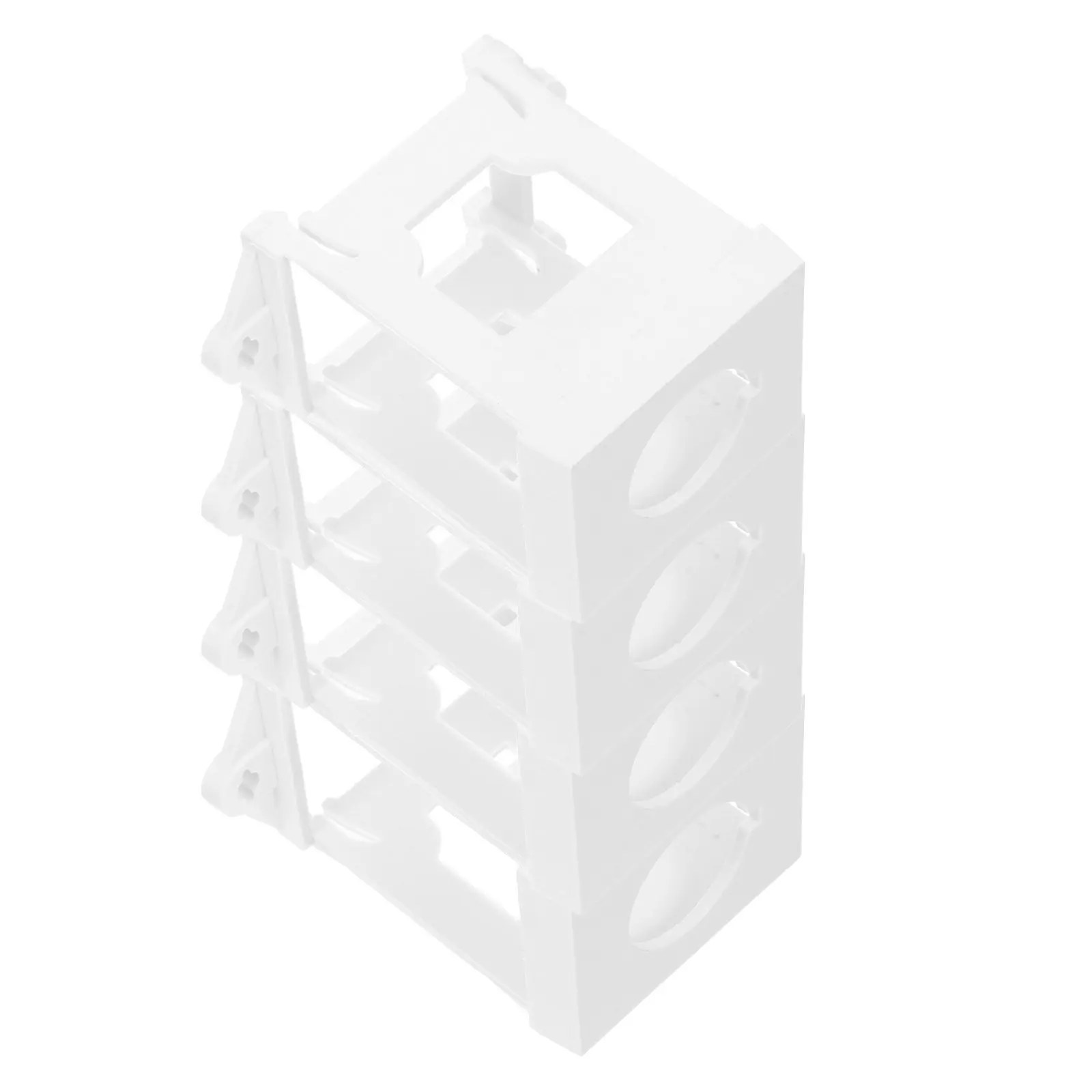 

Комплект из 4 белых монтажных кронштейнов для кнопок-переключателей диаметром 22 мм, для промышленного использования, крепление на DIN-рейку