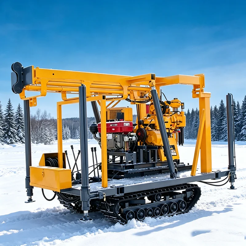 Wireline Diamond Core Drill Rig 600m Deep Borehole Mining Exploration Rock Coring Drilling Equipment