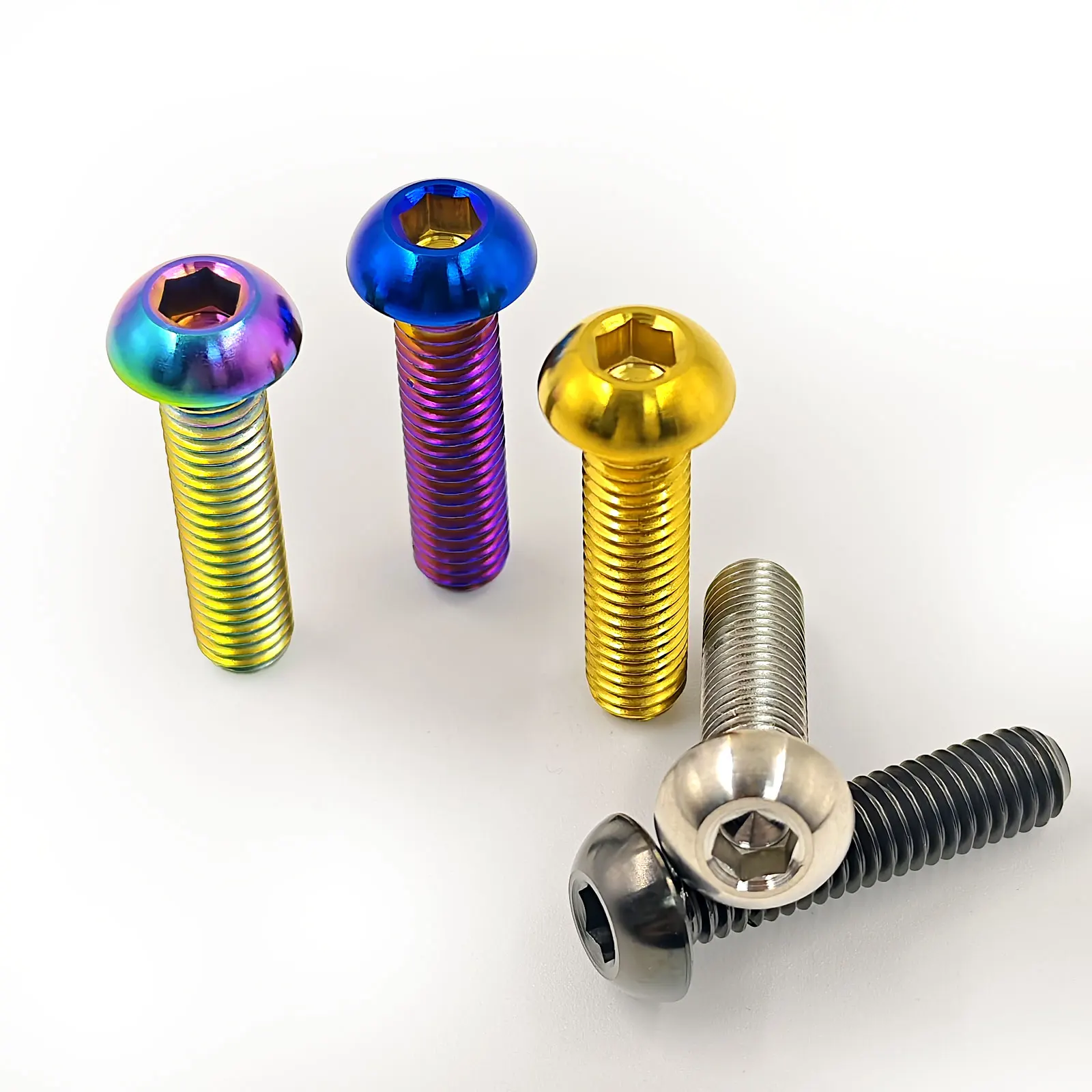 M5 M6 Titanium Bolts for MTB / Road Bike Screw Bicycle Upgrade Hardware