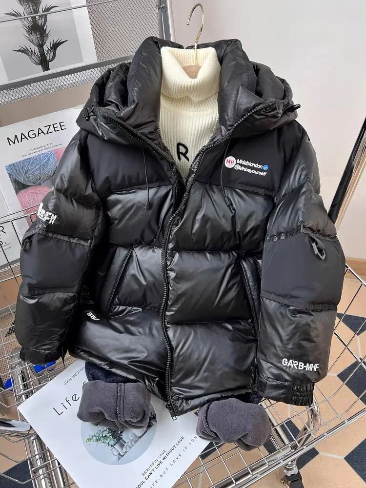 Boy New Cotton-padded Jacket Handsome Casual Winter Cotton-padded Jacket Fashion Baby Coat Korean Simple Style Clothes