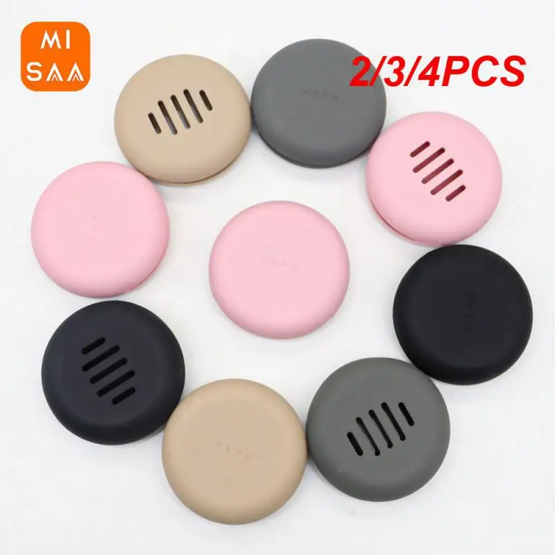 2/3/4PCS Powder Puff Silicone Storage Bag Soft Material Simple Design Reusable Portable Makeup Tool Organizer Storage Bag