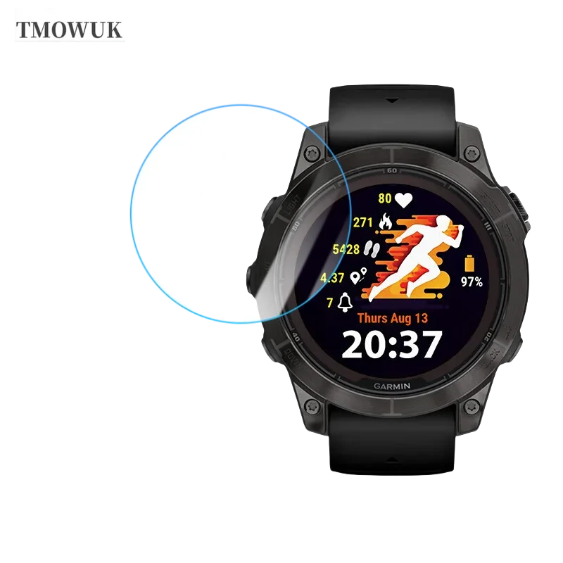 For Garmin Fenix 7 7S 7X Pro Screen Protector Soft TPU Hydrogel Film HD Clear Anti-scratch Watch Protective TMOWUK