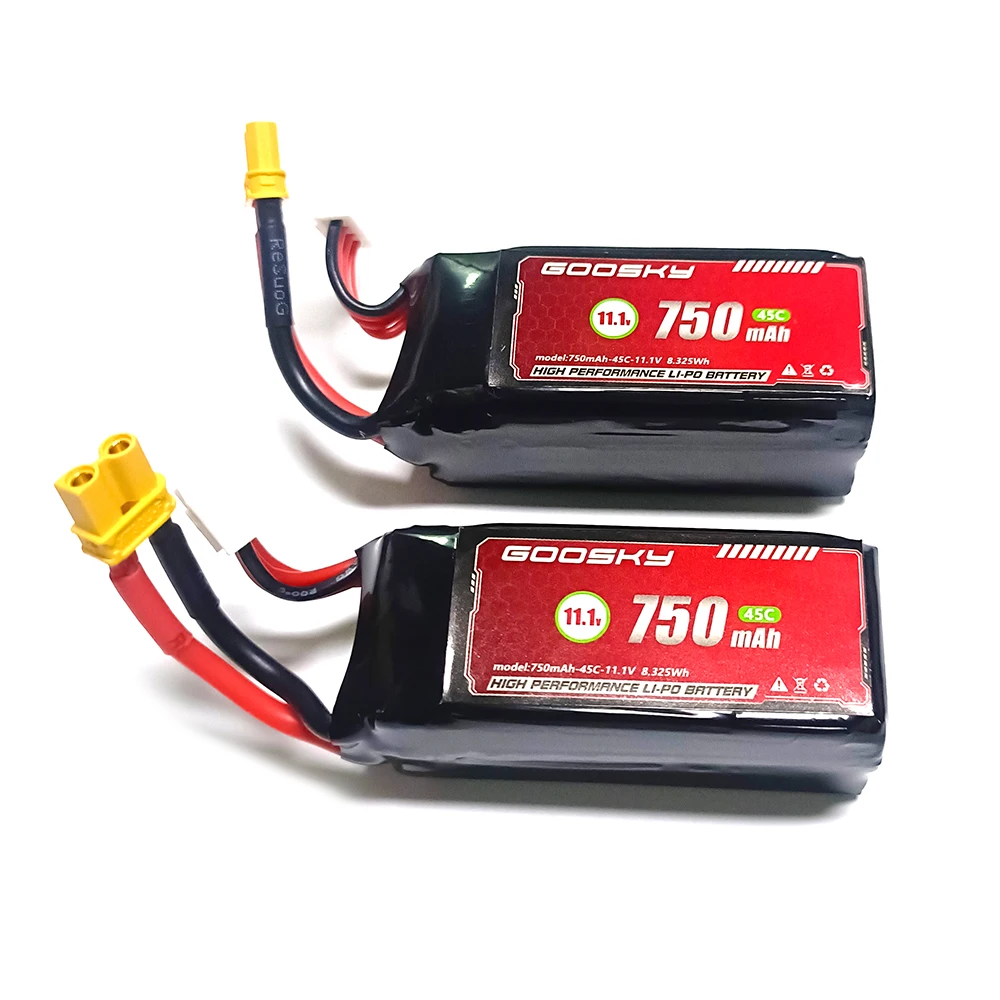 Orginal GOOSKY S2 3D legenda 6CH bateria części do helikopterów 3S 11.1V 750MAH 45C 8.325Wh Orginal bateria Lipo