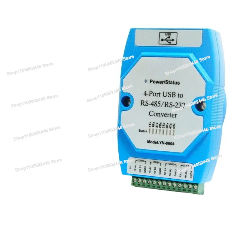 To Four-port RS485/232 Four-channel Rs232 To Usb Serial Port