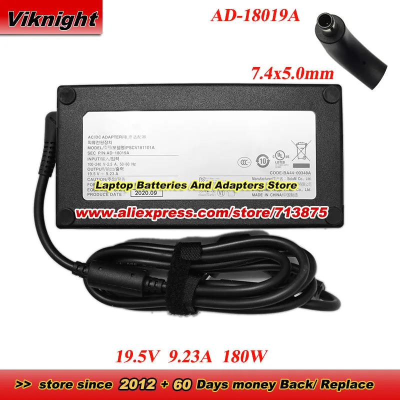 AD-18019A AC Adapter 19.5V 9.23A 180W for NOTEBOOK ODYSSEY PA-1181-96 BA44-00348A PSCV181101A NP800G5H-XS1US