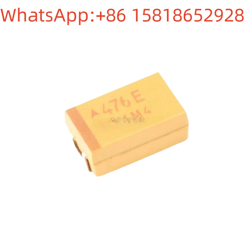 5 pieces TAJD476K025RNJ Original Genuine SMD Tantalum Capacitor 7343D 25V 47UF ±10%
